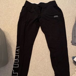 PINK slim sweatpants